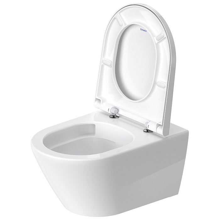Фото Унитаз подвесной Duravit D-Neo 2577092000, безободковый, без сиденья, белый глянцевый