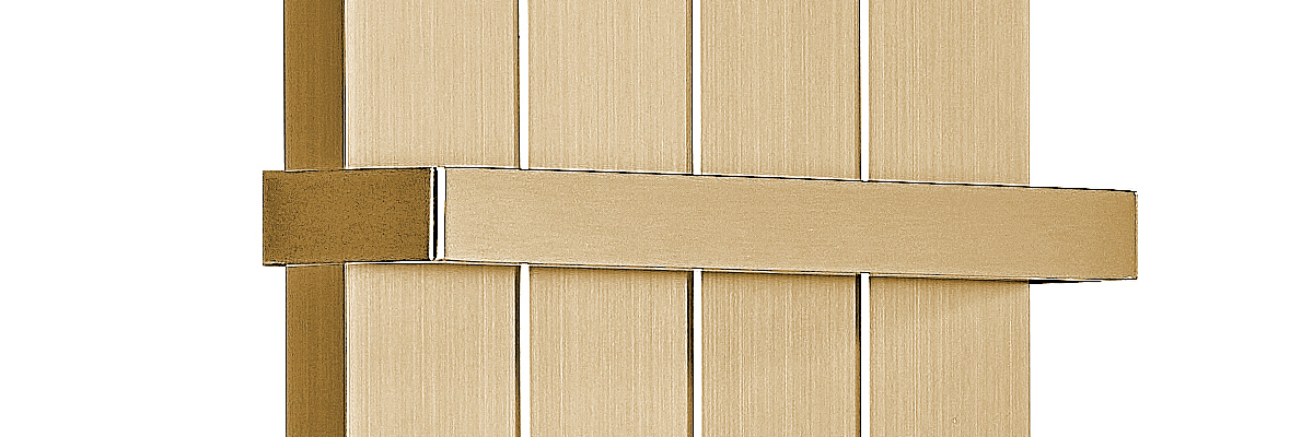 Фото Полотенцедержатель Boheme Flat 725-EXTRA-MG дополнительный, золото матовое h150х27 см