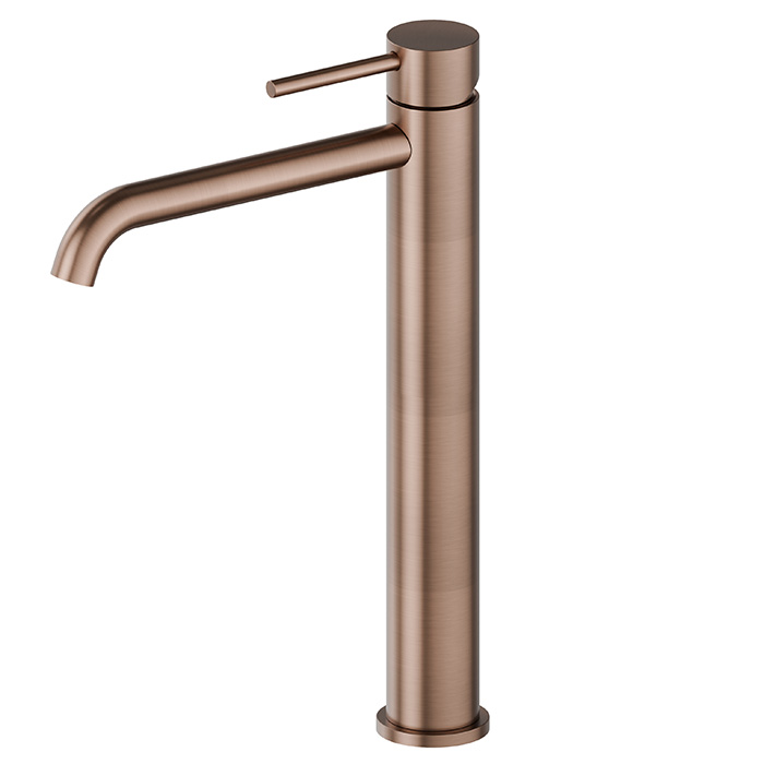 Фото Смеситель Newform X-Steel 316 69615X.59.067 для раковины, медь браш PVD