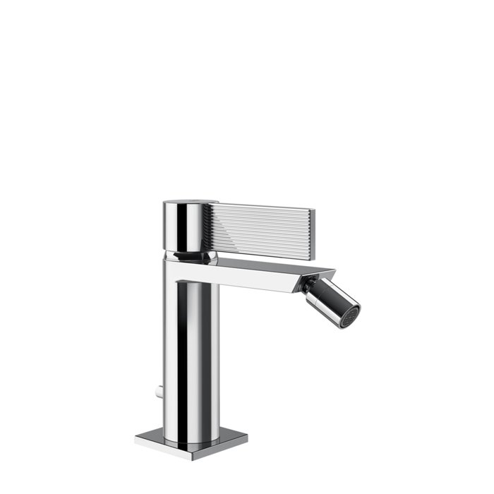Фото Смеситель Gessi Inverso Rigato 73507#031 для биде с донным клапаном, хром