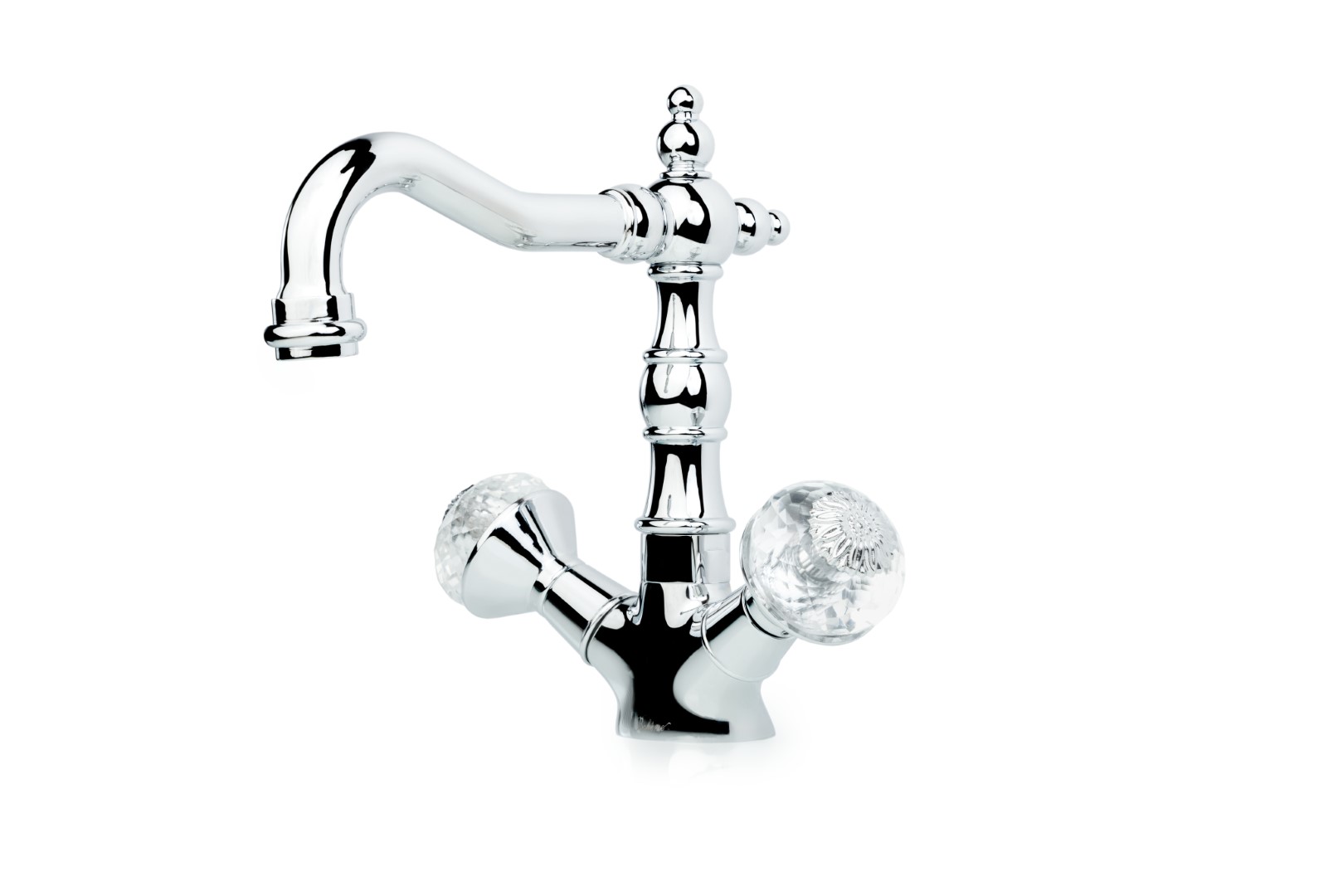 Фото Смеситель для раковины Boheme Flora 272-FL хром глянец