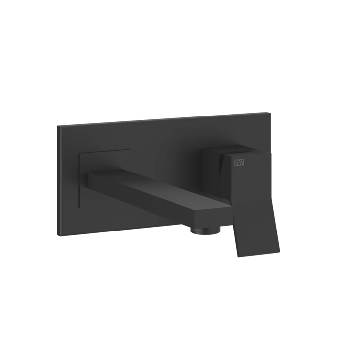 Фото Смеситель Gessi Rettangolo K 53084#299 для раковины, черный матовый