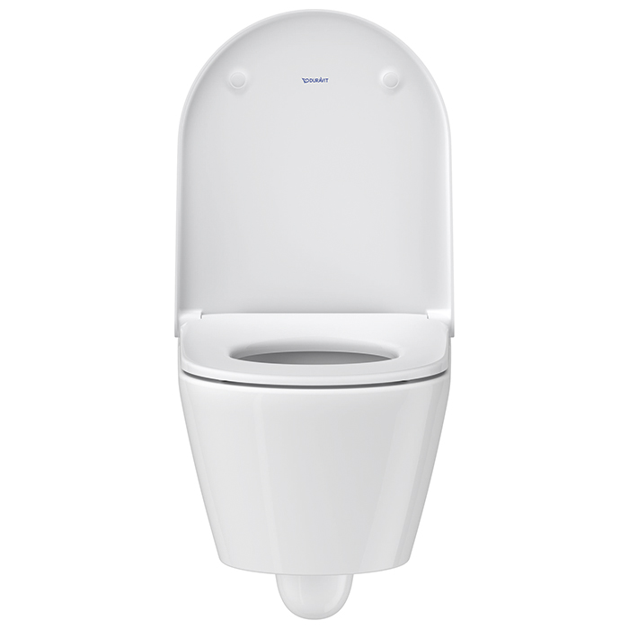 Фото Унитаз подвесной Duravit D-Neo 2577092000, безободковый, без сиденья, белый глянцевый