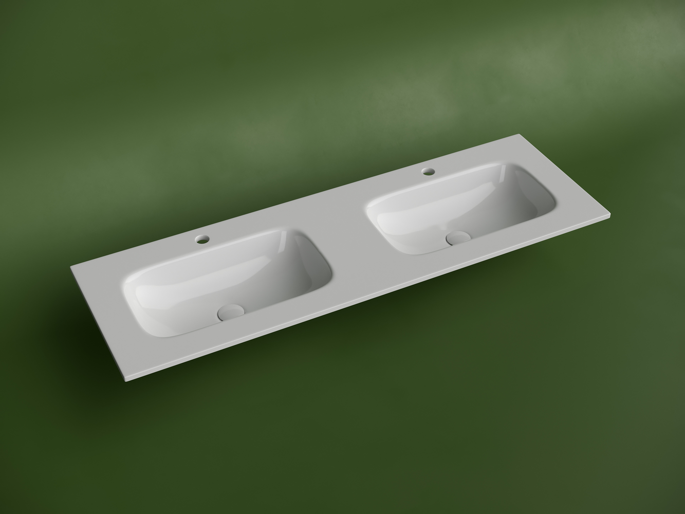 Фото Раковина Ceramicanova Grace CN7022 мебельная 141 × 45,7 × 13,7 см, белый глянцевый