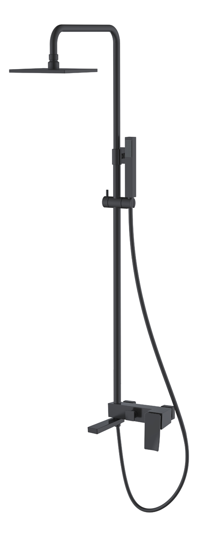 Фото Душевая стойка Boheme Q 148-BB.2 черный матовый