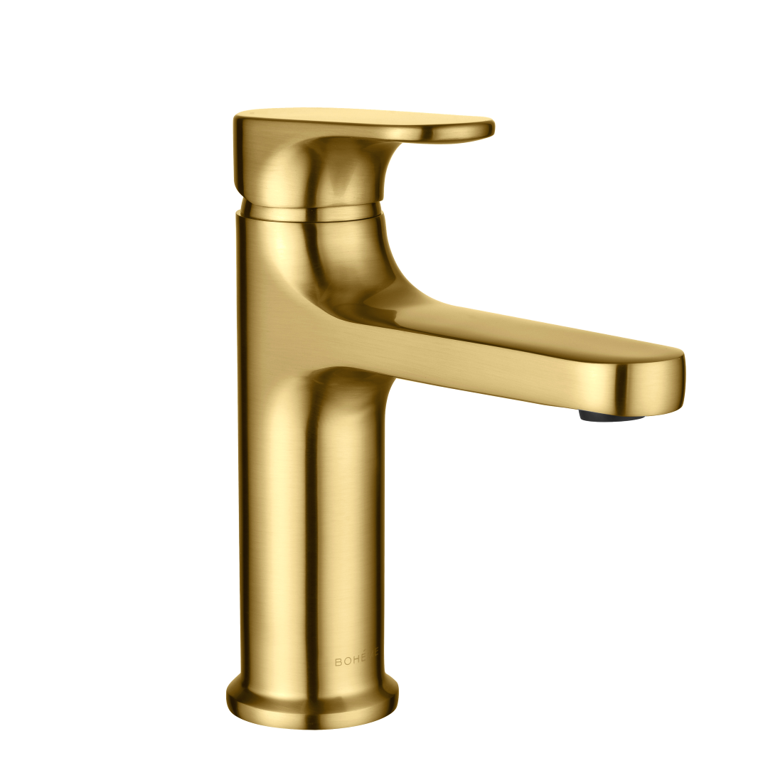 Фото Смеситель для раковины Boheme Spectre 451-MG золото матовое