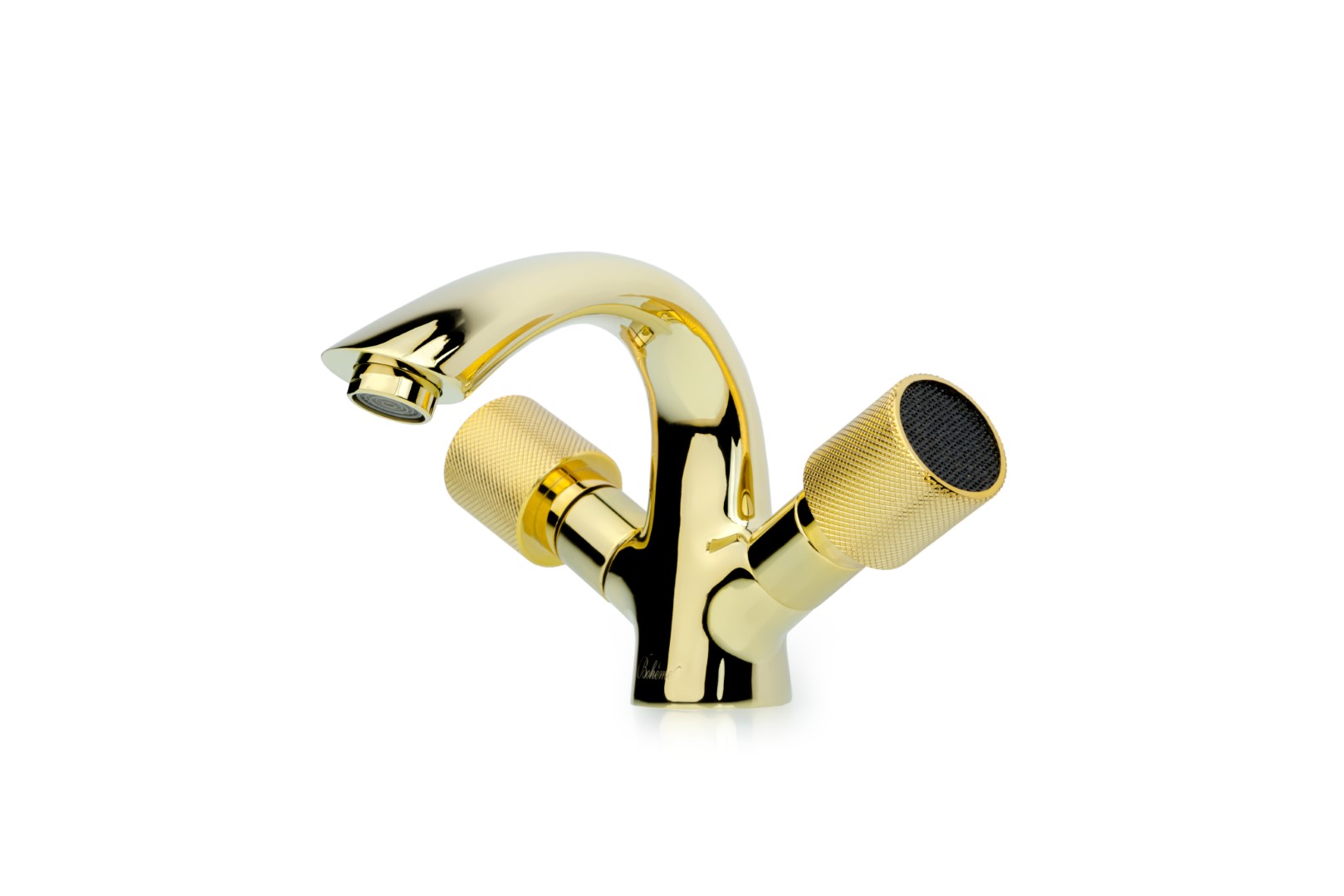 Фото Смеситель для раковины Boheme Royal 291-Royal/CRST black золото