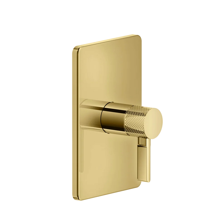 Фото Смеситель Gessi Inciso 58061#246 для ванны, золото глянец pvd