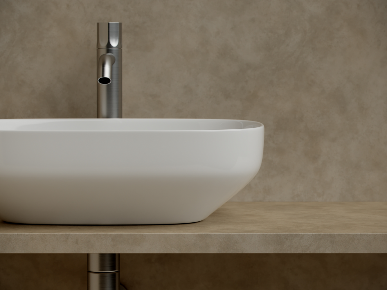 Фото Раковина Ceramicanova Element CN5031 накладная 50 × 38 × 15 см, белый глянцевый