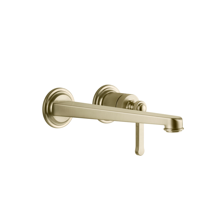 Фото Смеситель Gessi Venti20 65088#727 для раковины, латунь браш pvd