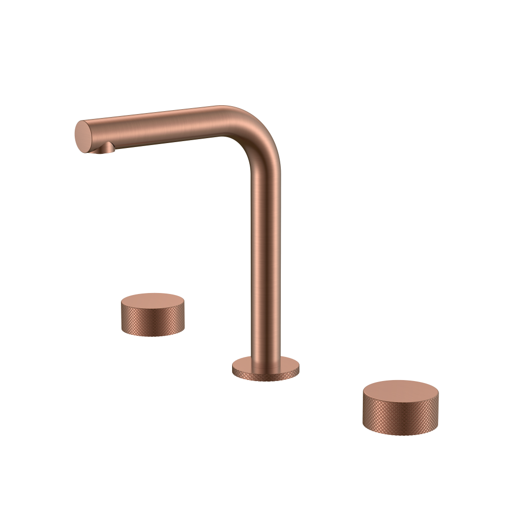 Фото Смеситель для раковины Boheme Stick 152-CB.2 медь браш, ручки Touch