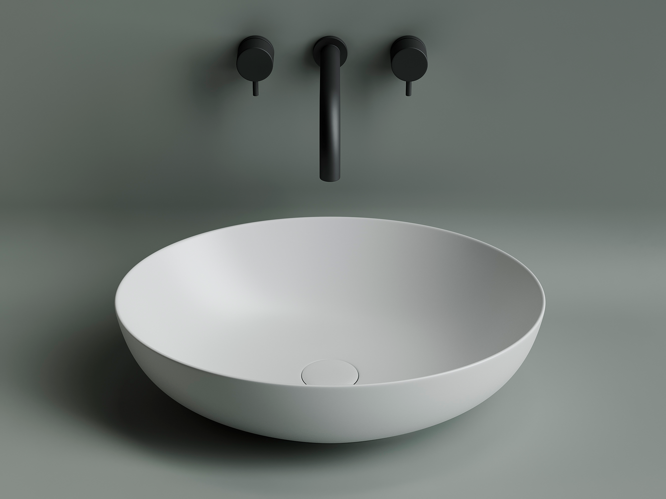 Фото Раковина Ceramicanova Element CN6017MW накладная 52 × 39,5 × 13 см, белый матовый