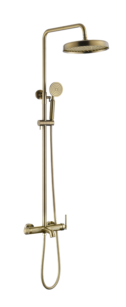 Фото Душевая стойка Boheme Eterna 178-MG золото матовое