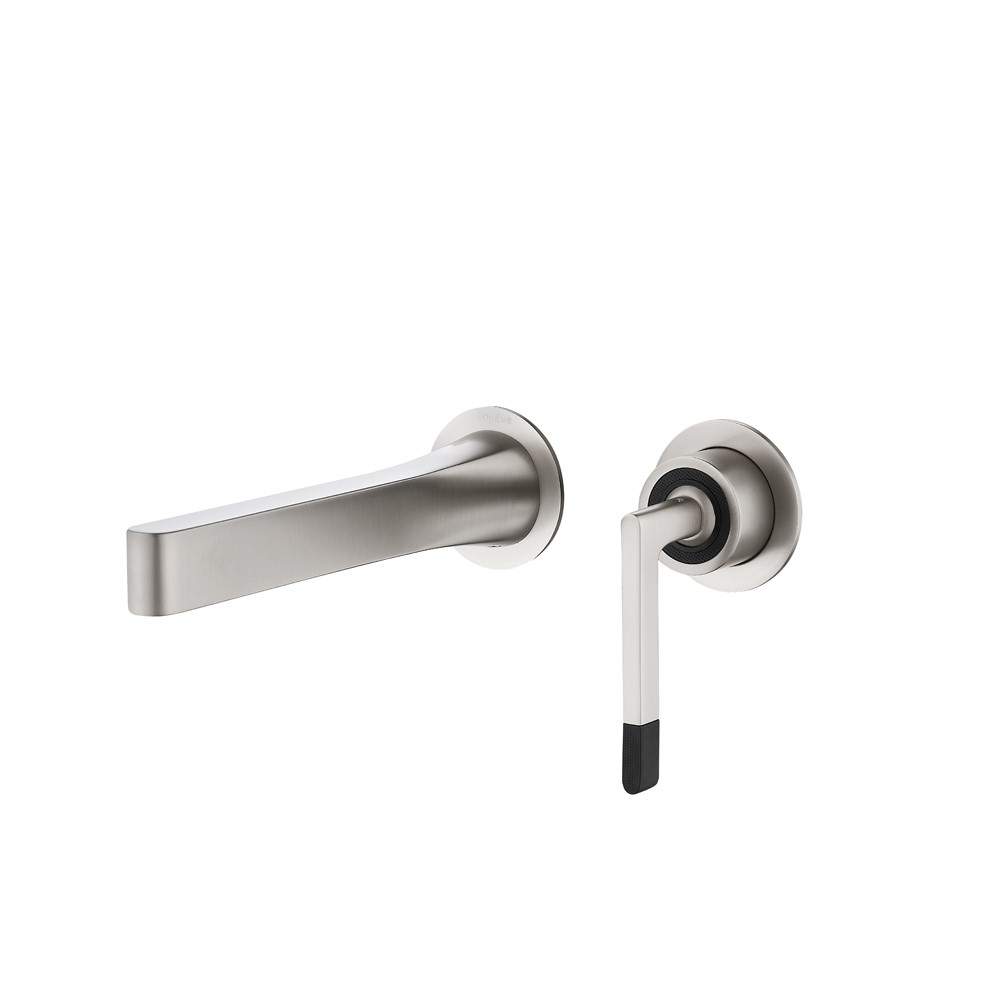 Фото Смеситель для раковины Boheme Duo 165-NB nickel brush, никель матовый