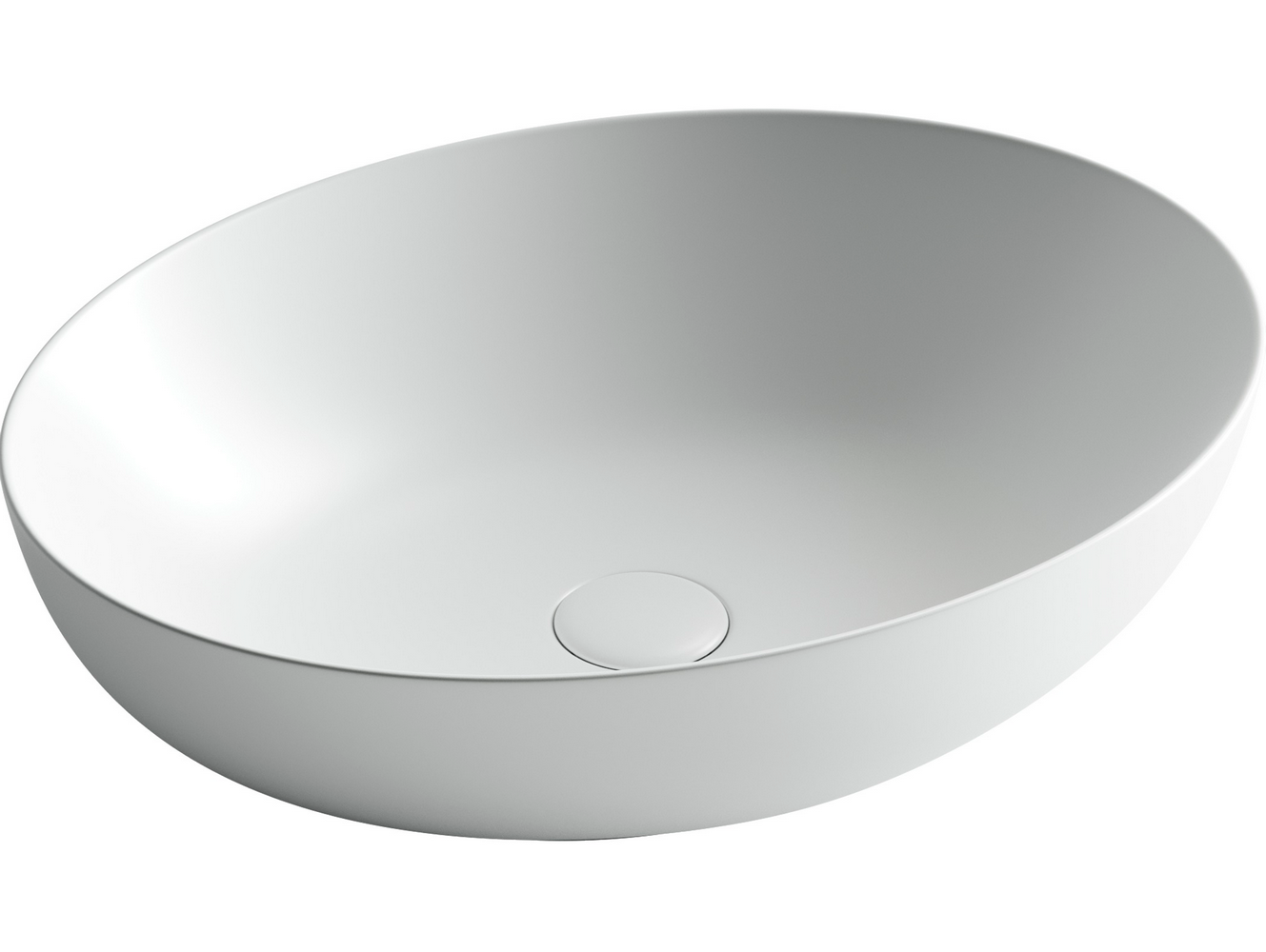 Фото Раковина Ceramicanova Element CN6017MW накладная 52 × 39,5 × 13 см, белый матовый