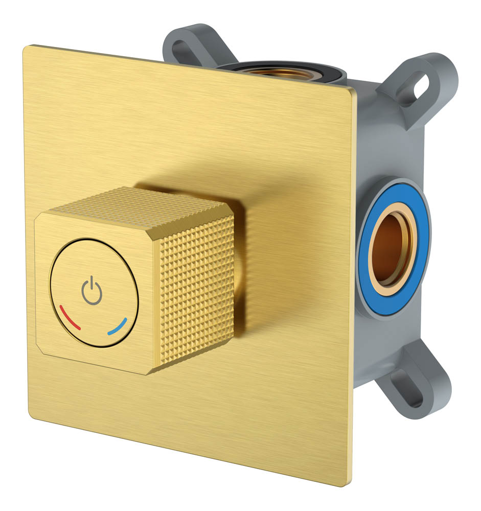 Фото Смеситель для душа Boheme Quad 154-5-MG matt gold, золото матовое