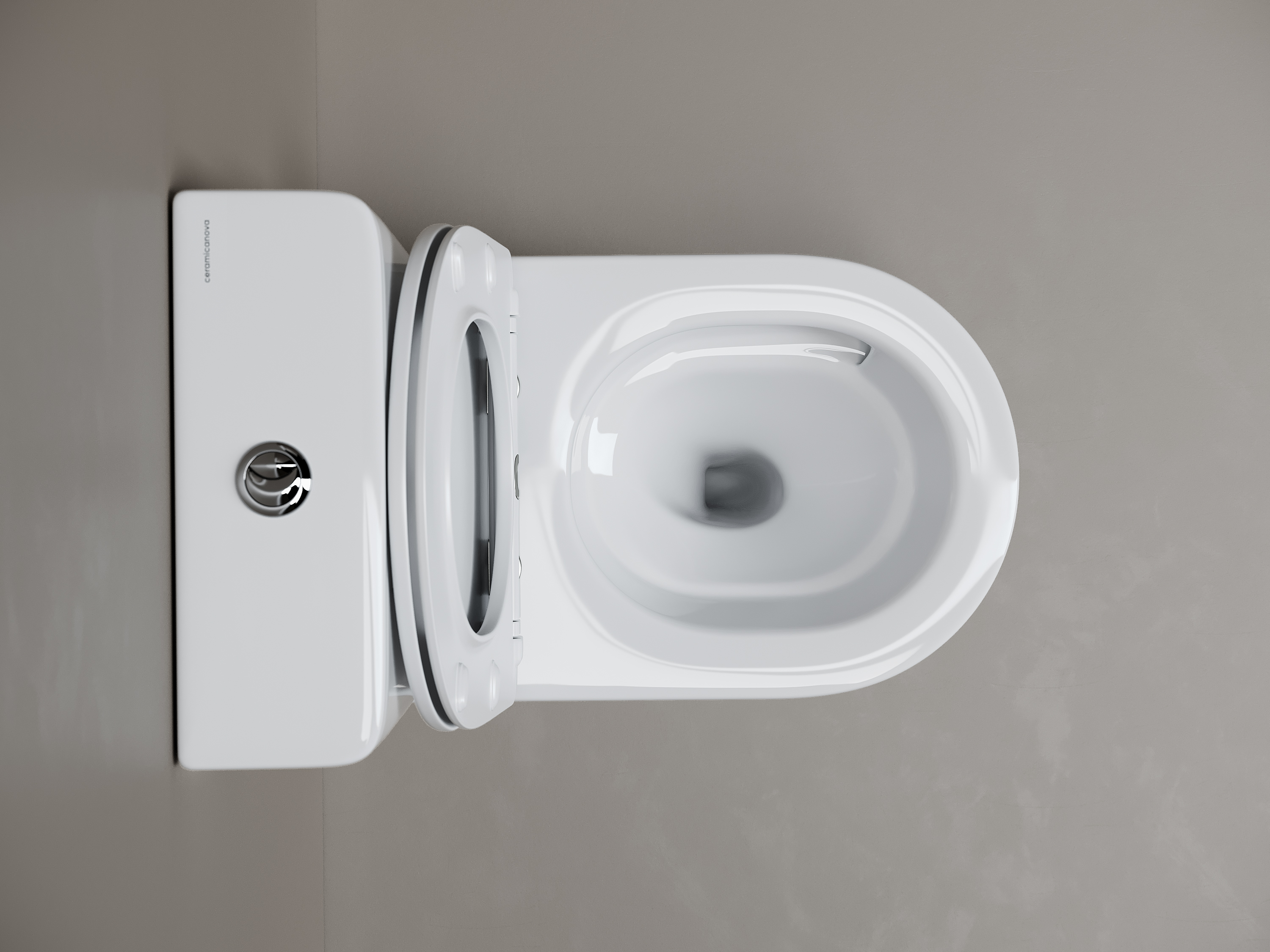 Фото Унитаз Ceramicanova Highlight CN1802T с сиденьем с бачком компакт, белый глянцевый