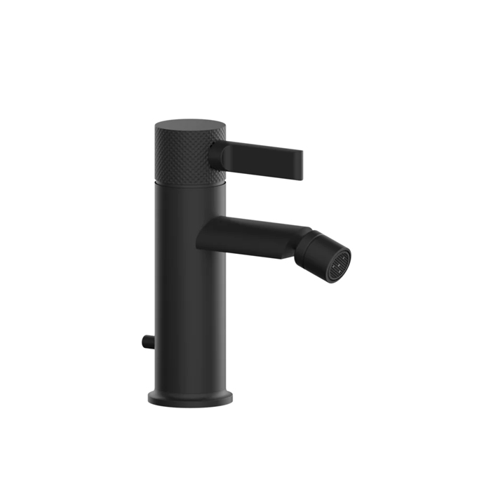 Фото Смеситель Gessi Inciso 58007#299 для биде с донным клапаном, черный матовый