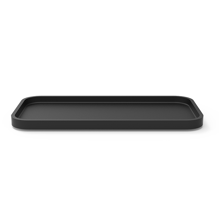 Фото Поднос Decor Walther Stone 0975860 настольный 2x42x20,5 см, черный матовый