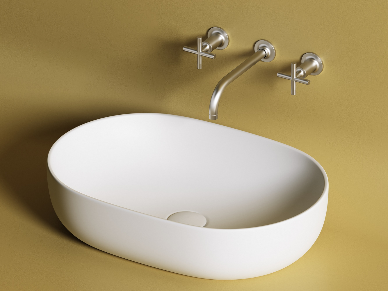 Фото Раковина Ceramicanova Element CN6047MW накладная 60 × 41,5 × 13,5 см, белый матовый