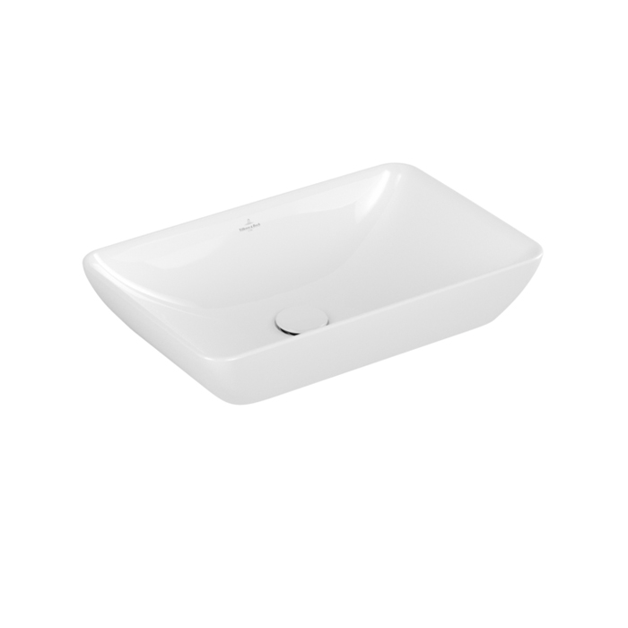 Фото Раковина Villeroy & Boch Venticello 411355R1 накладная 55 см, цвет альпийский белый