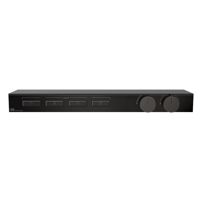 Фото Смеситель Gessi Hi-Fi 63026#706 для душа термостат, черный хром глянец pvd