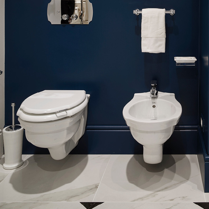 Фото Унитаз подвесной Devon&Devon Westminster IBWCSWES, без сиденья, белый глянцевый