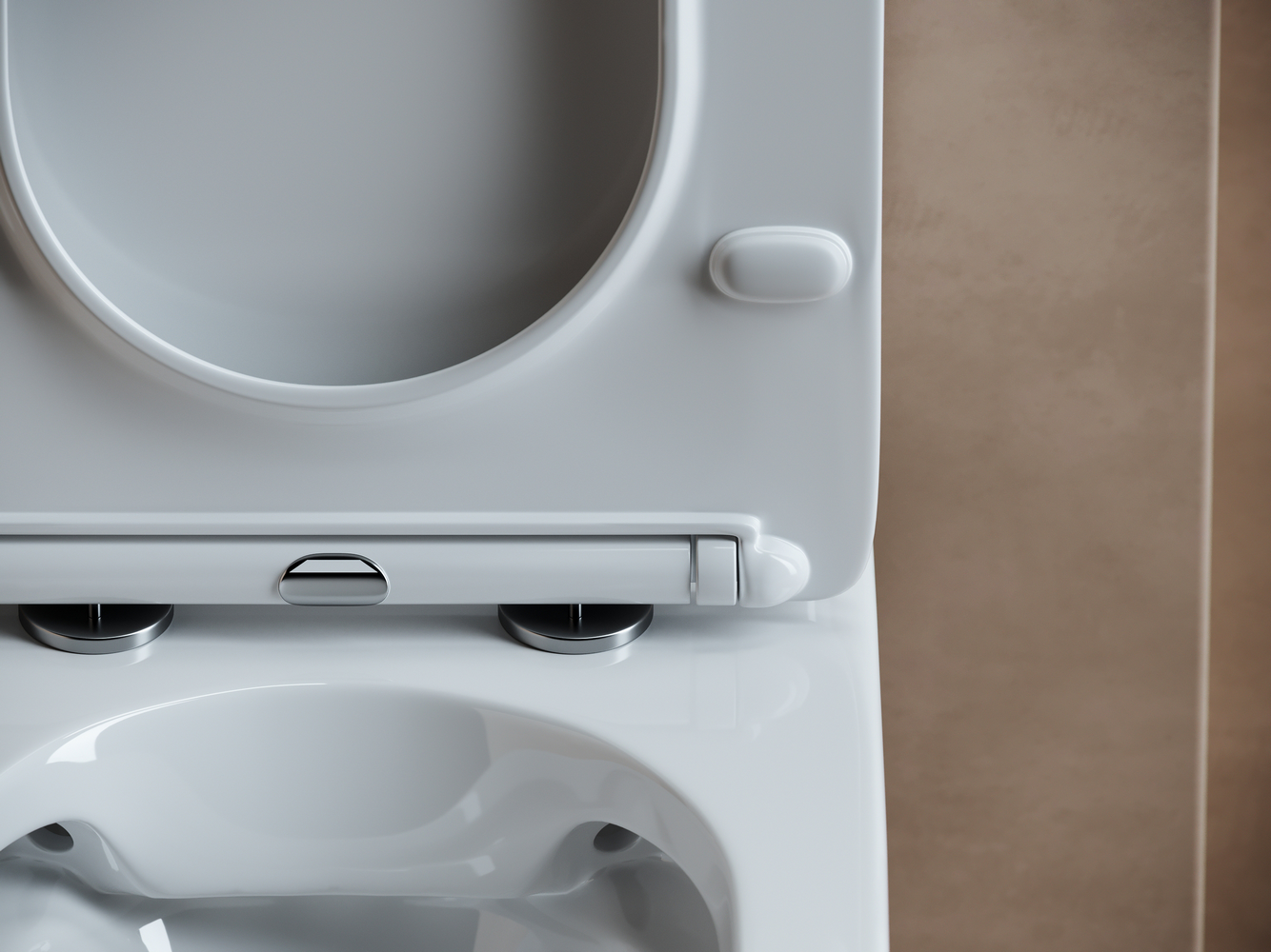 Фото Унитаз Ceramicanova Fortuna CN9001 безободковый с сиденьем с бачком компакт, белый глянцевый