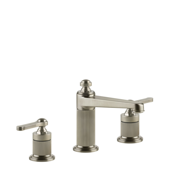 Фото Смеситель Gessi Venti20 65014#149 для раковины, никель браш