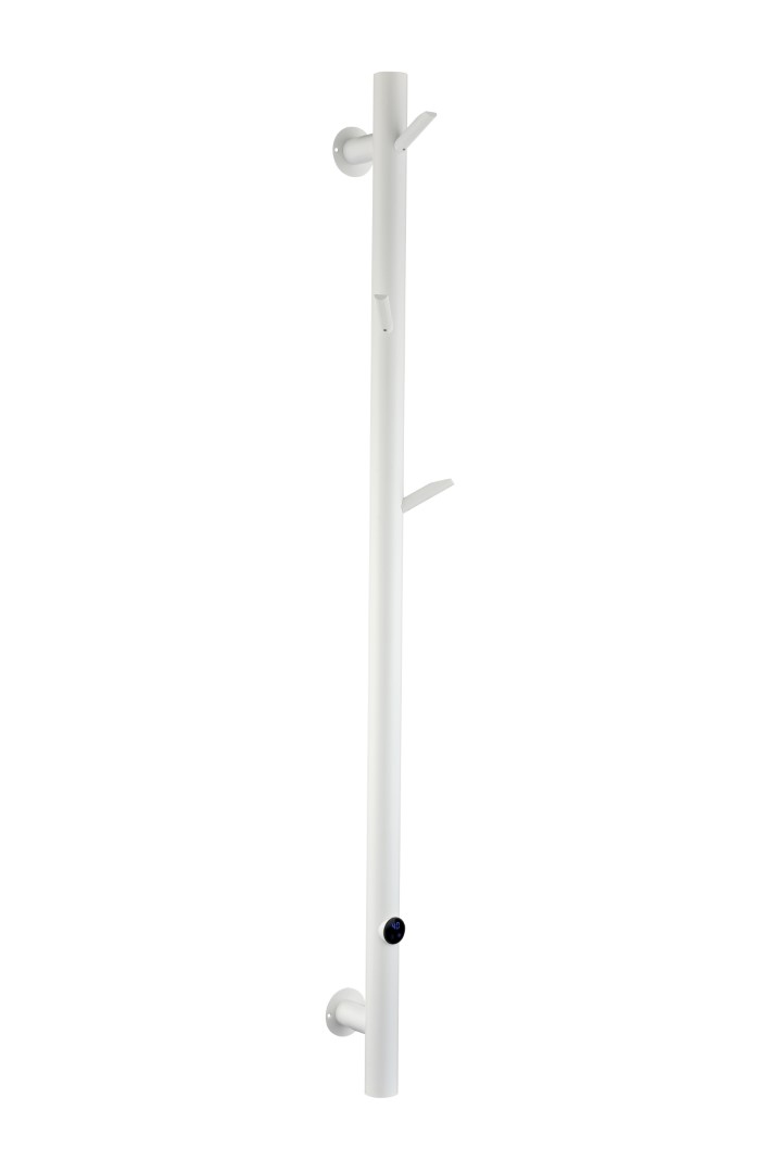 Фото Полотенцесушитель Boheme OAK 724-50-MW mini электрический, белый матовый h150х17 см