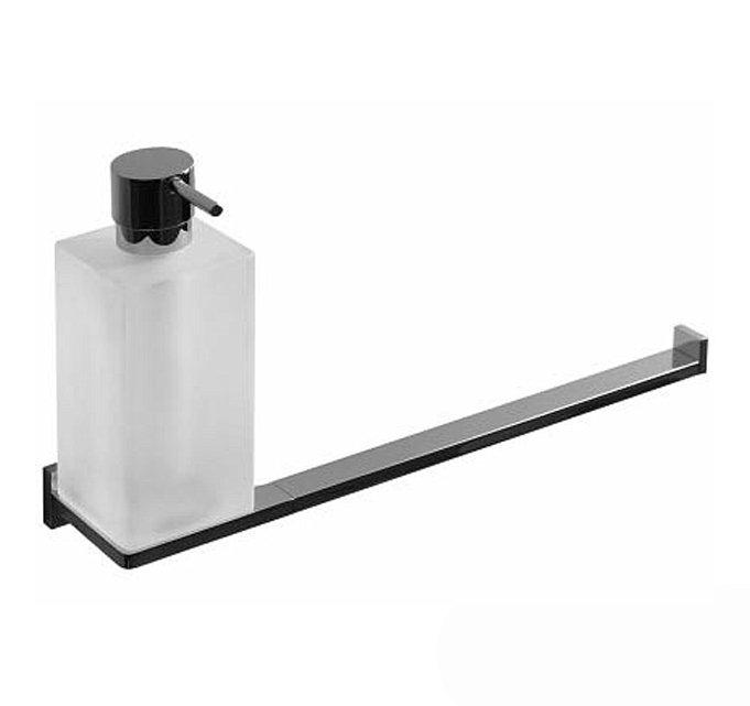 Фото Дозатор Colombo Look B1674.CR-VAN подвесной хром глянец/стекло матовое