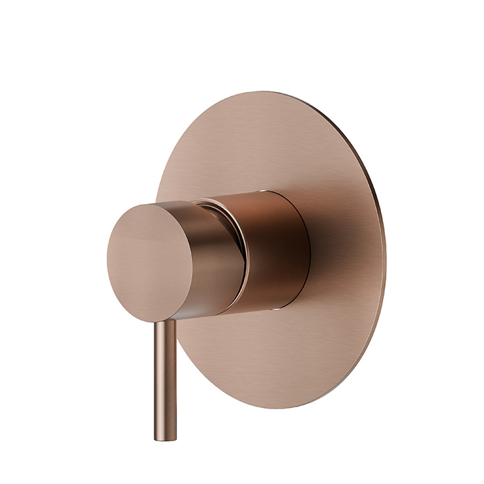 Фото Смеситель Newform X-Steel 316 69675EX.59.067 для душа, медь браш PVD