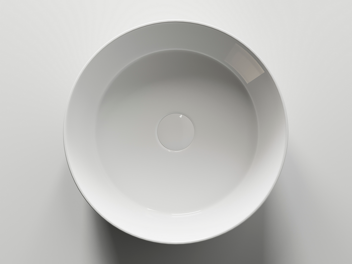 Фото Раковина Ceramicanova Element CN5001 накладная 36 × 36 × 12 см, белый глянцевый