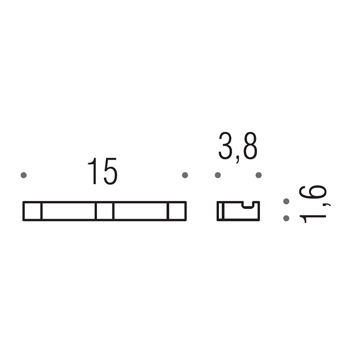 Фото Крючок Colombo MiniQ CD137.CR хром глянец