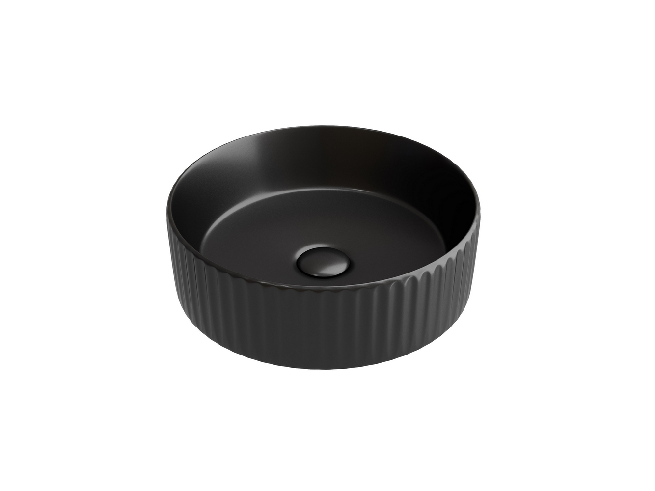 Фото Раковина Ceramicanova Element CN6057MB накладная 36 × 36 × 11,5 см, черный матовый