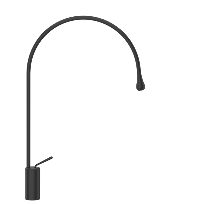 Фото Смеситель Gessi Goccia 33606#299 для раковины, черный матовый