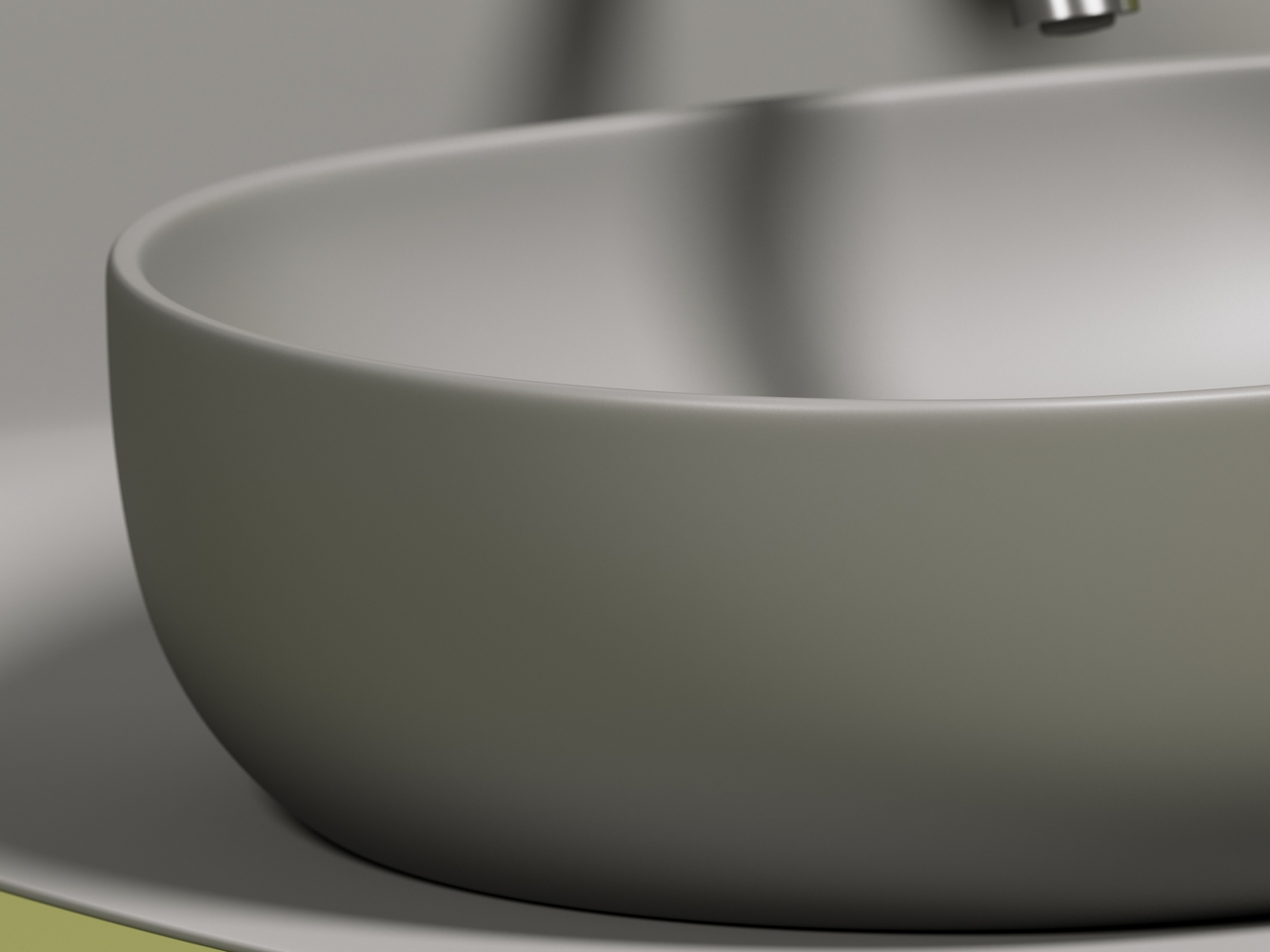 Фото Раковина Ceramicanova Element CN6047MH накладная 60 × 41,5 × 13,5 см, антрацит матовый