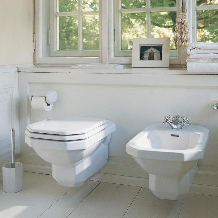 Фото Унитаз подвесной Duravit 1930 0182090000, без сиденья, белый глянцевый