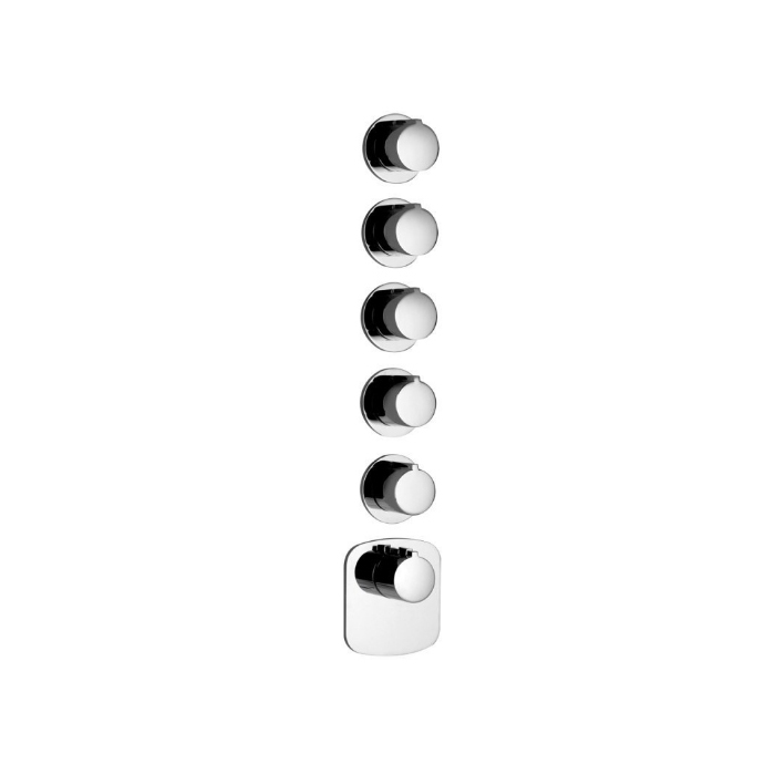 Фото Смеситель Gessi Tondo 43240#031 для душа термостат, хром