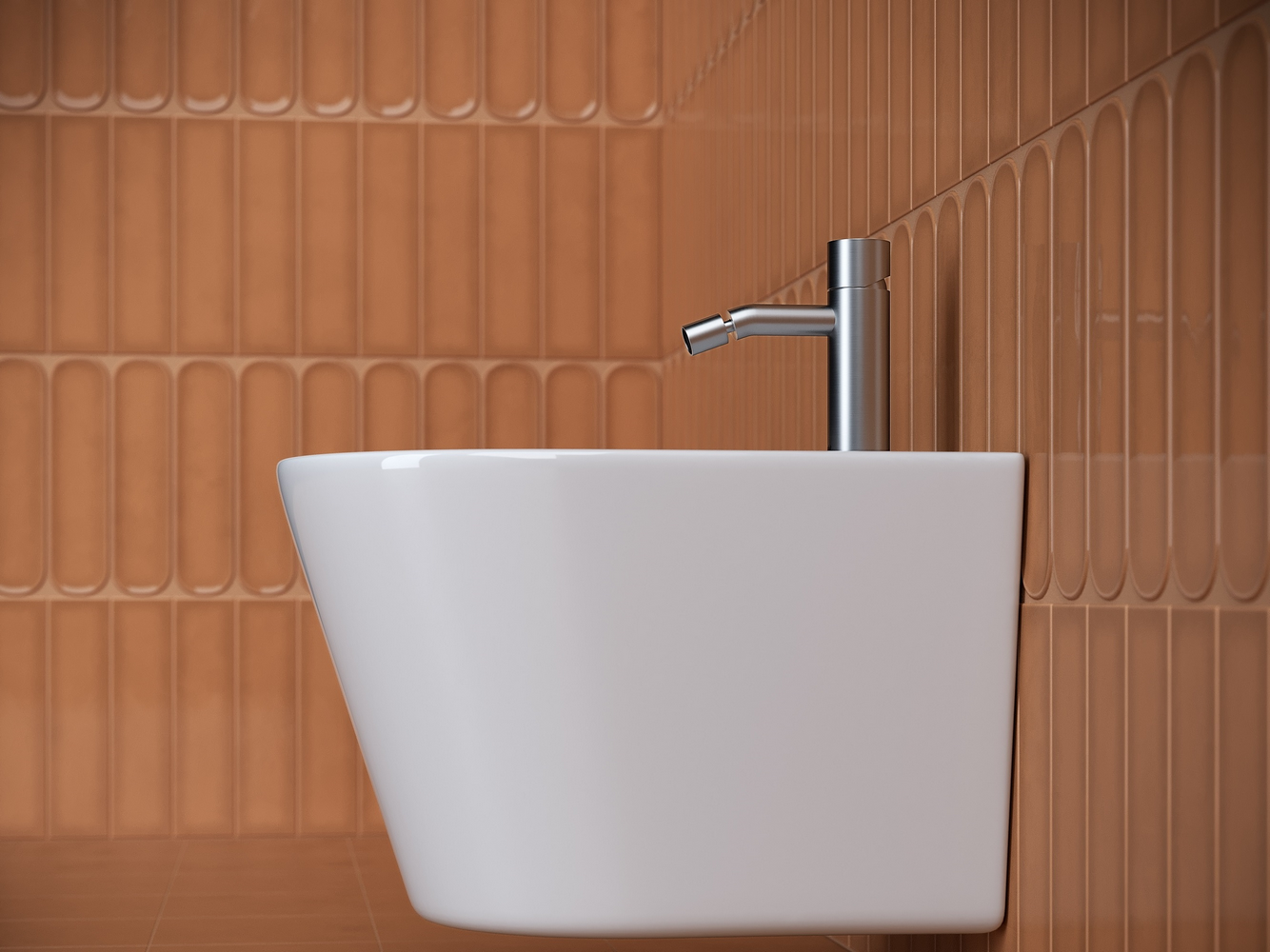 Фото Биде Ceramicanova Forma CN3012 подвесное, белый глянцевый