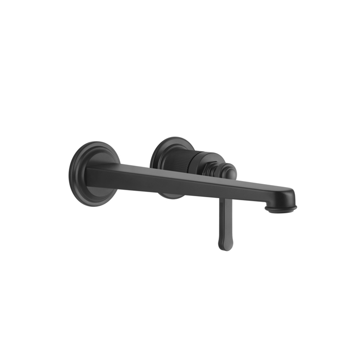 Фото Смеситель Gessi Venti20 65088#299 для раковины, черный матовый