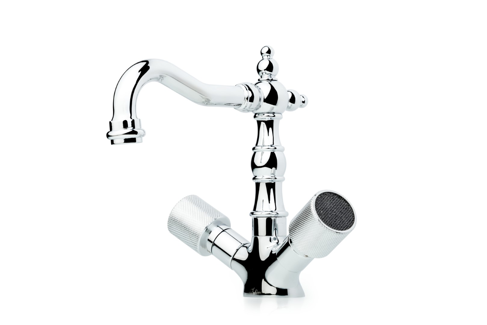 Фото Смеситель для раковины Boheme Royal 272-Royal/CRST black хром