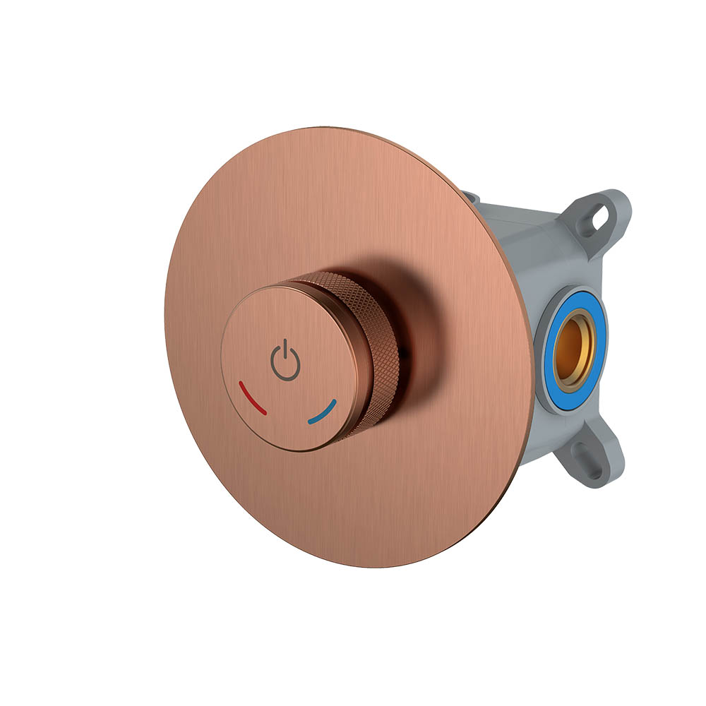 Фото Смеситель для душа Boheme Tech 154-4-CB cooper brushed, медь матовая