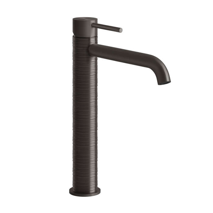 Фото Смеситель Gessi Gessi316 54306#707 для раковины, черный хром браш pvd