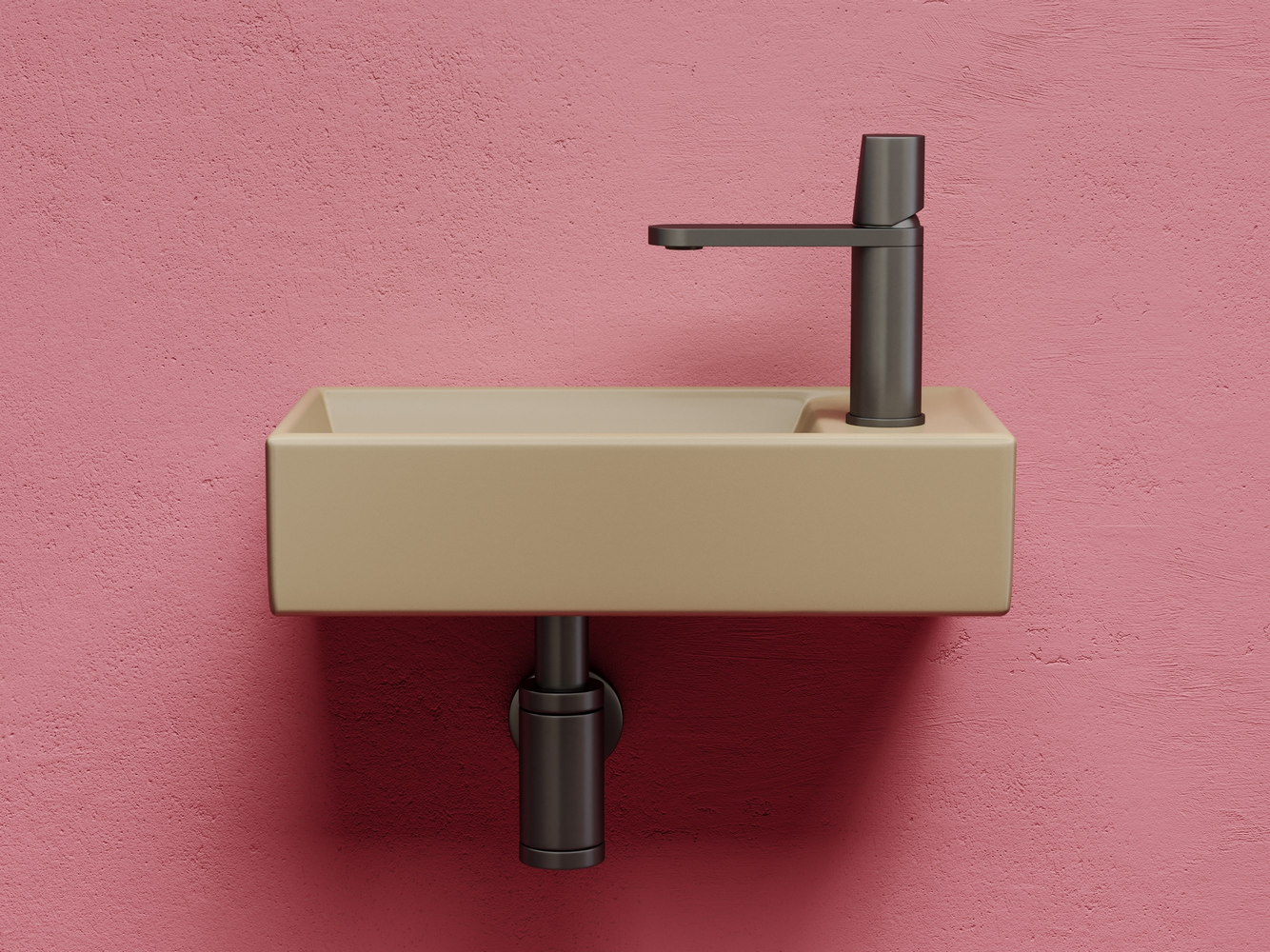Фото Раковина Ceramicanova Element CN6051LMC подвесная 41 × 22,5 × 10,5 см, капучино матовый