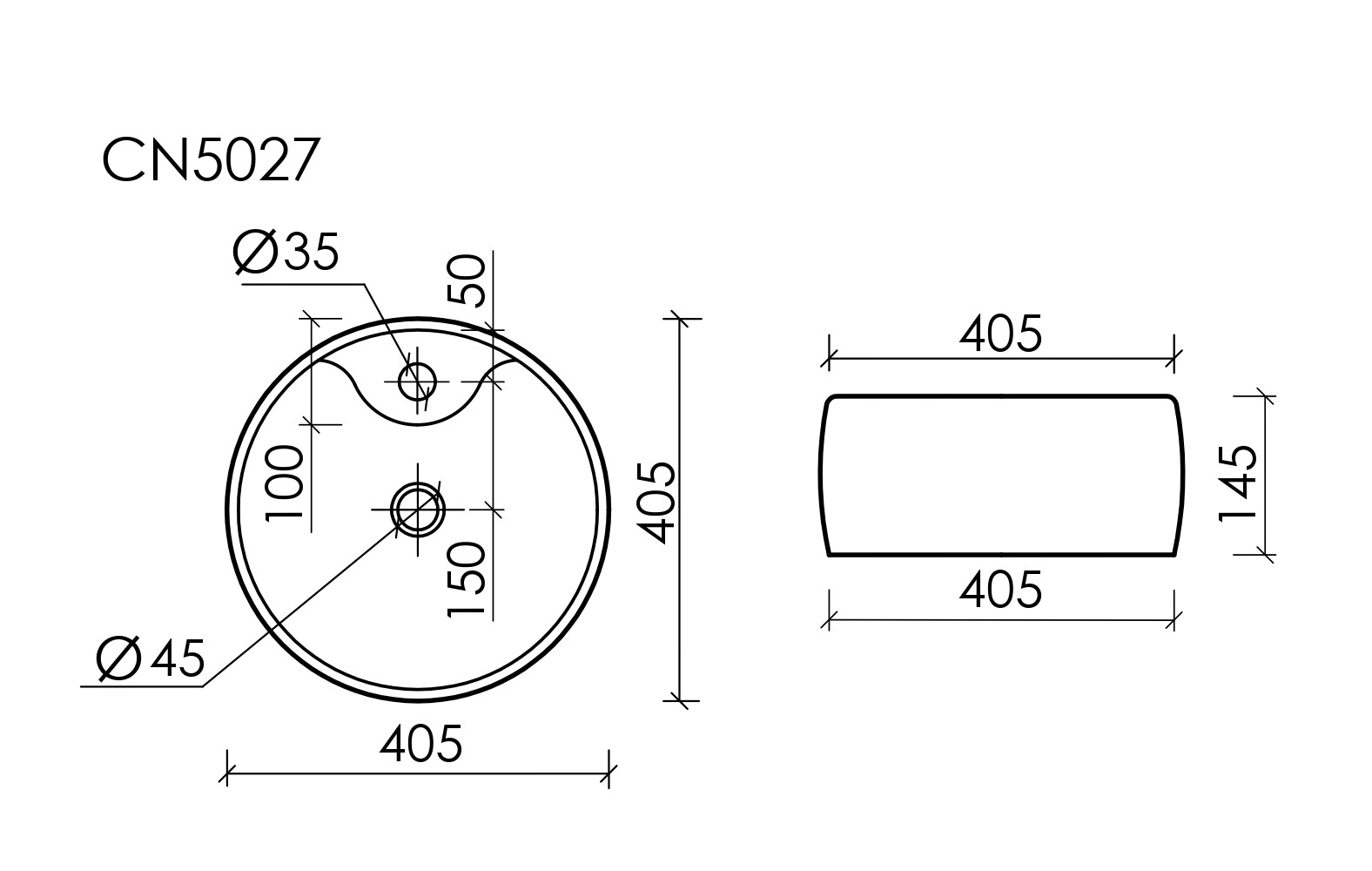 Фото Раковина Ceramicanova Element CN5027 накладная 40 × 40 × 15 см, белый глянцевый