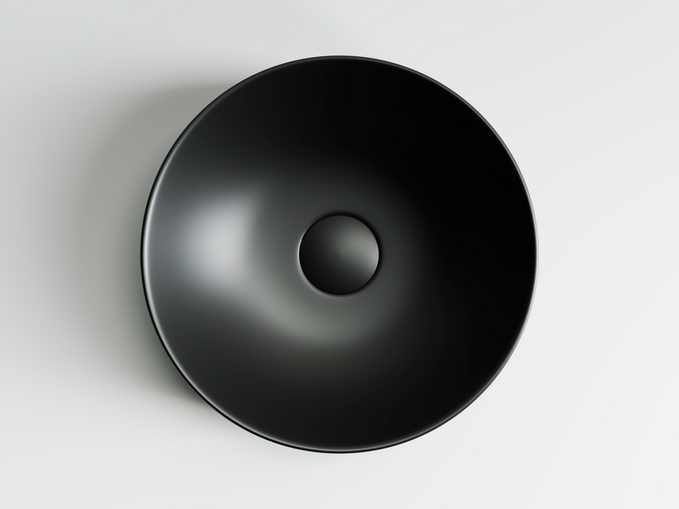 Фото Раковина Ceramicanova Element CN6007 накладная 35 × 35 × 12 см, черный матовый