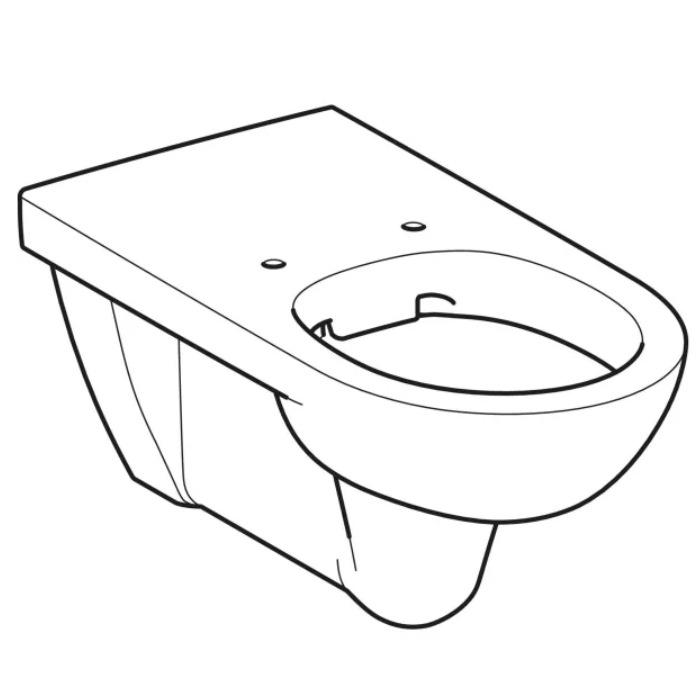 Фото Унитаз подвесной Geberit Selnova Comfort 500.262.01.1, безободковый, без сиденья, белый глянцевый