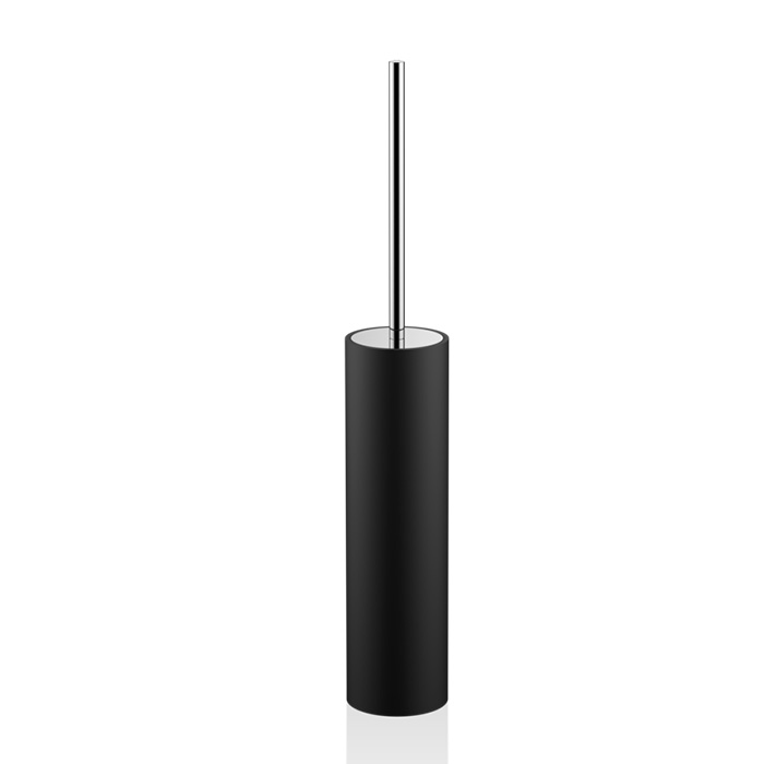 Фото Ершик Decor Walther Stone 0970864 напольный, хром/черный матовый