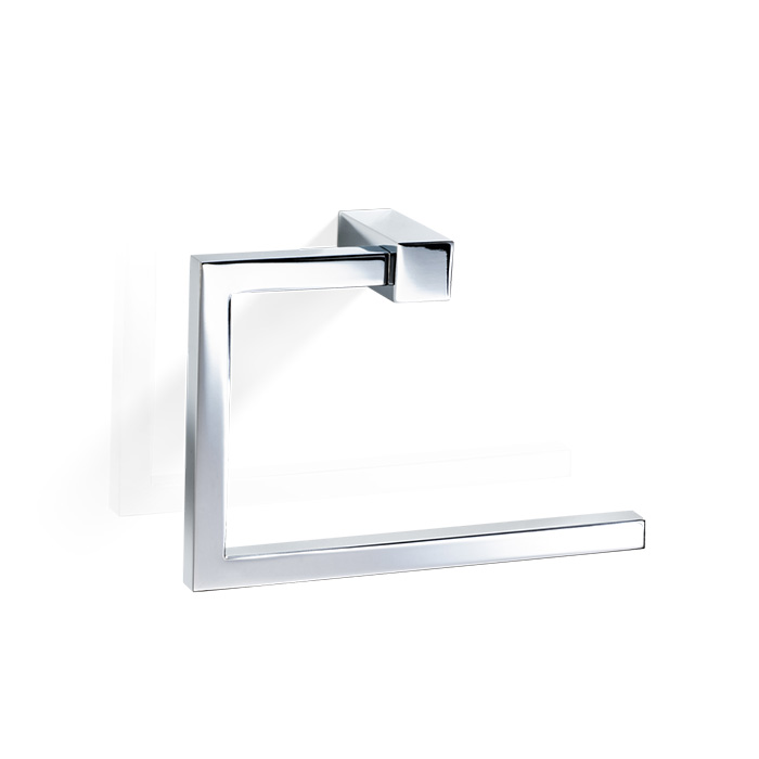 Фото Полотенцедержатель-кольцо Decor Walther Corner 0560600 подвесной 21,5 см хром